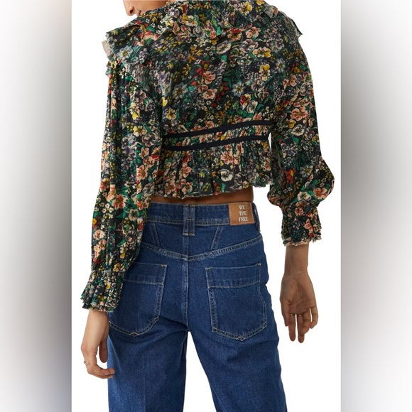Free People Rudi Ruffle Top - Picture 3 of 11